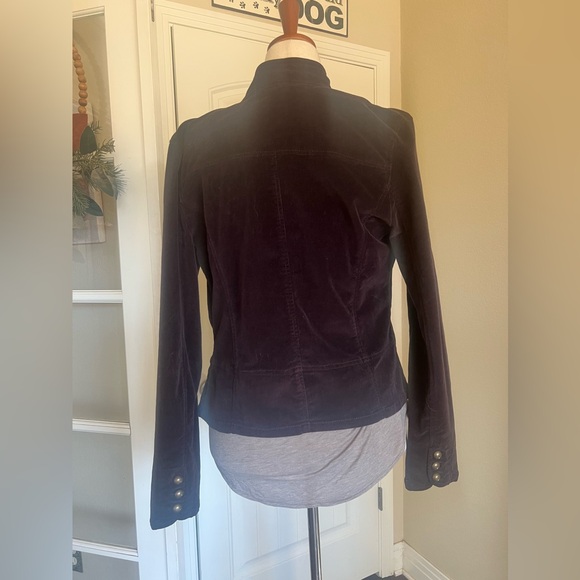 Military Inspired Hip Length Corduroy Jacket Size 8 or Medium Zena Jeans Brand - Picture 4 of 6